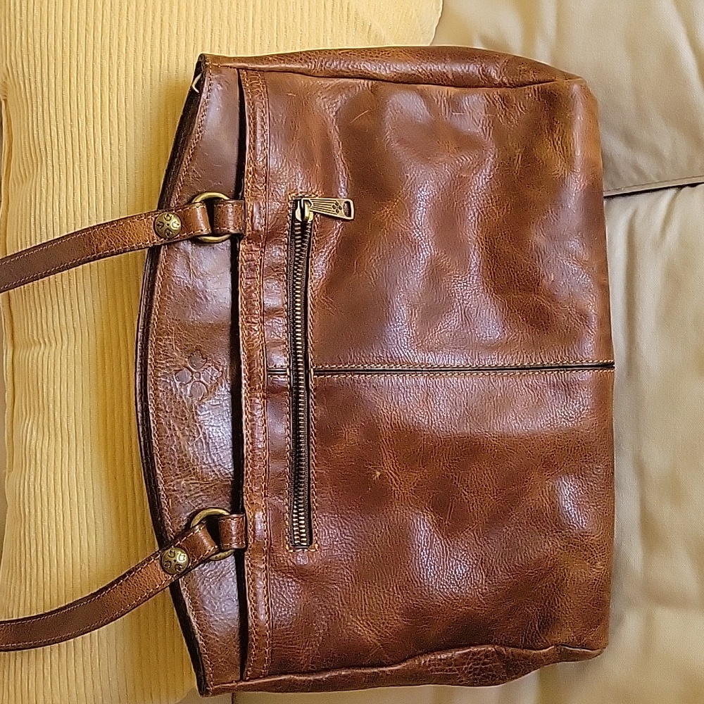 Beautiful leather handbag